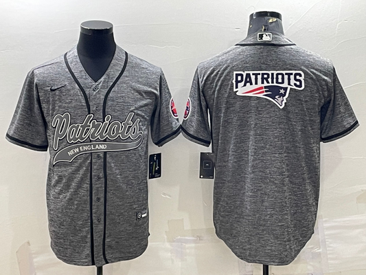 Men's New England Patriots Gray Game Jerseys