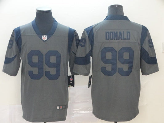 Men's Los Angeles Rams Aaron Donald #99 Gray Inverted Legend Jerseys