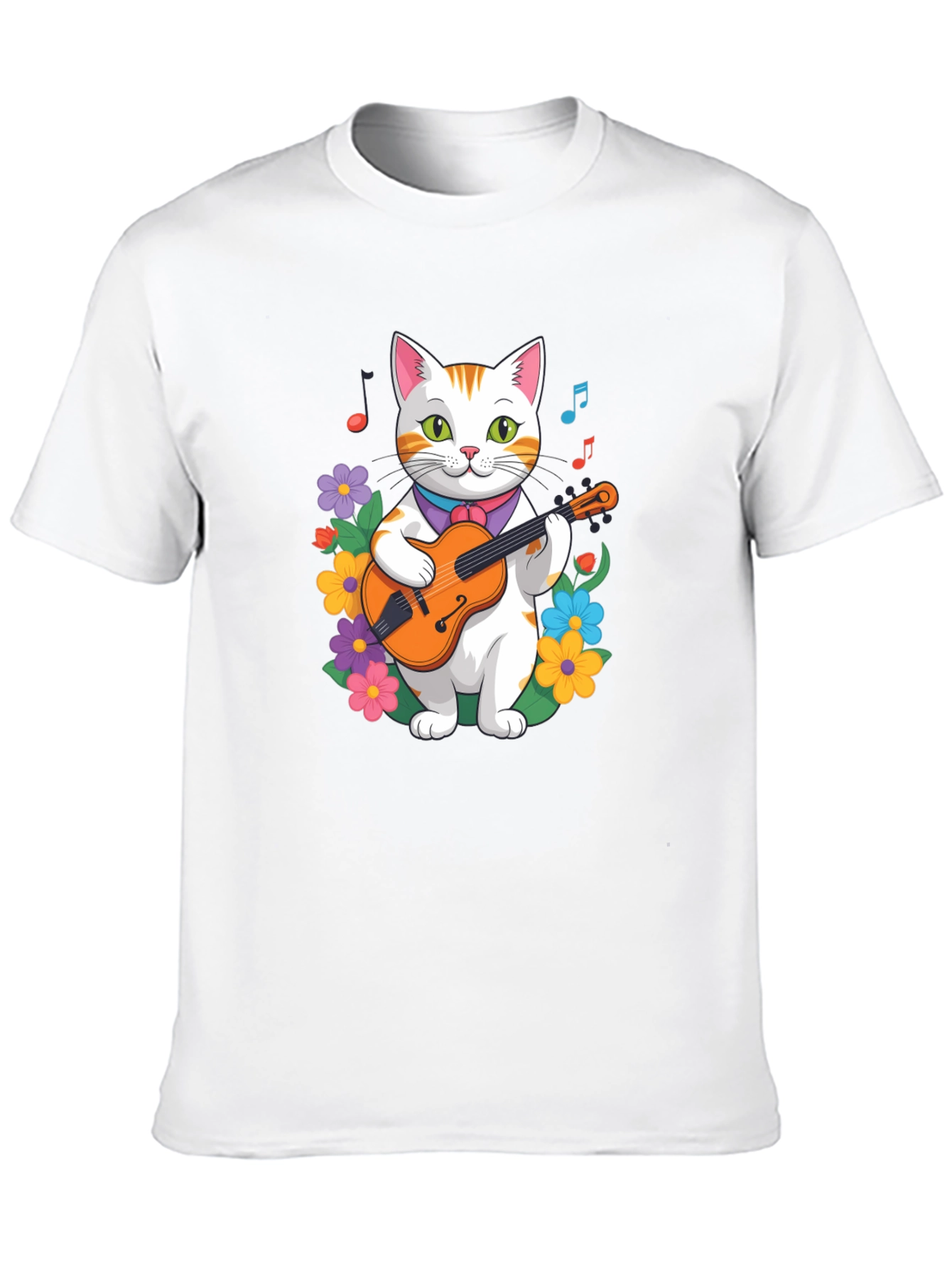 Cat Playing Guitar T-Shirt