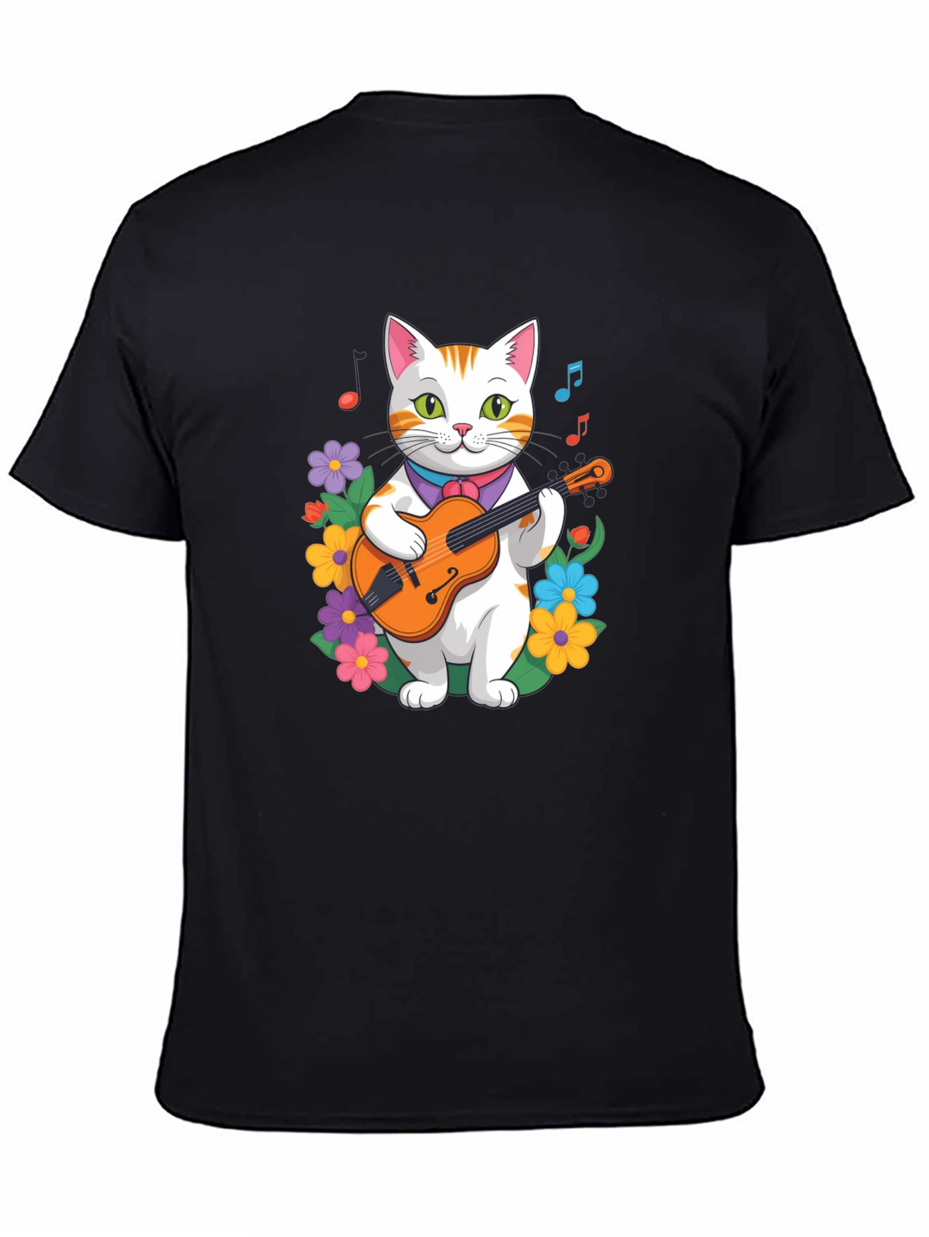 Cat Playing Guitar T-Shirt