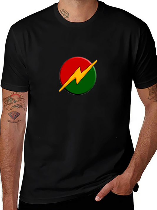 Bolt Logo Graphic T-Shirt - Black
