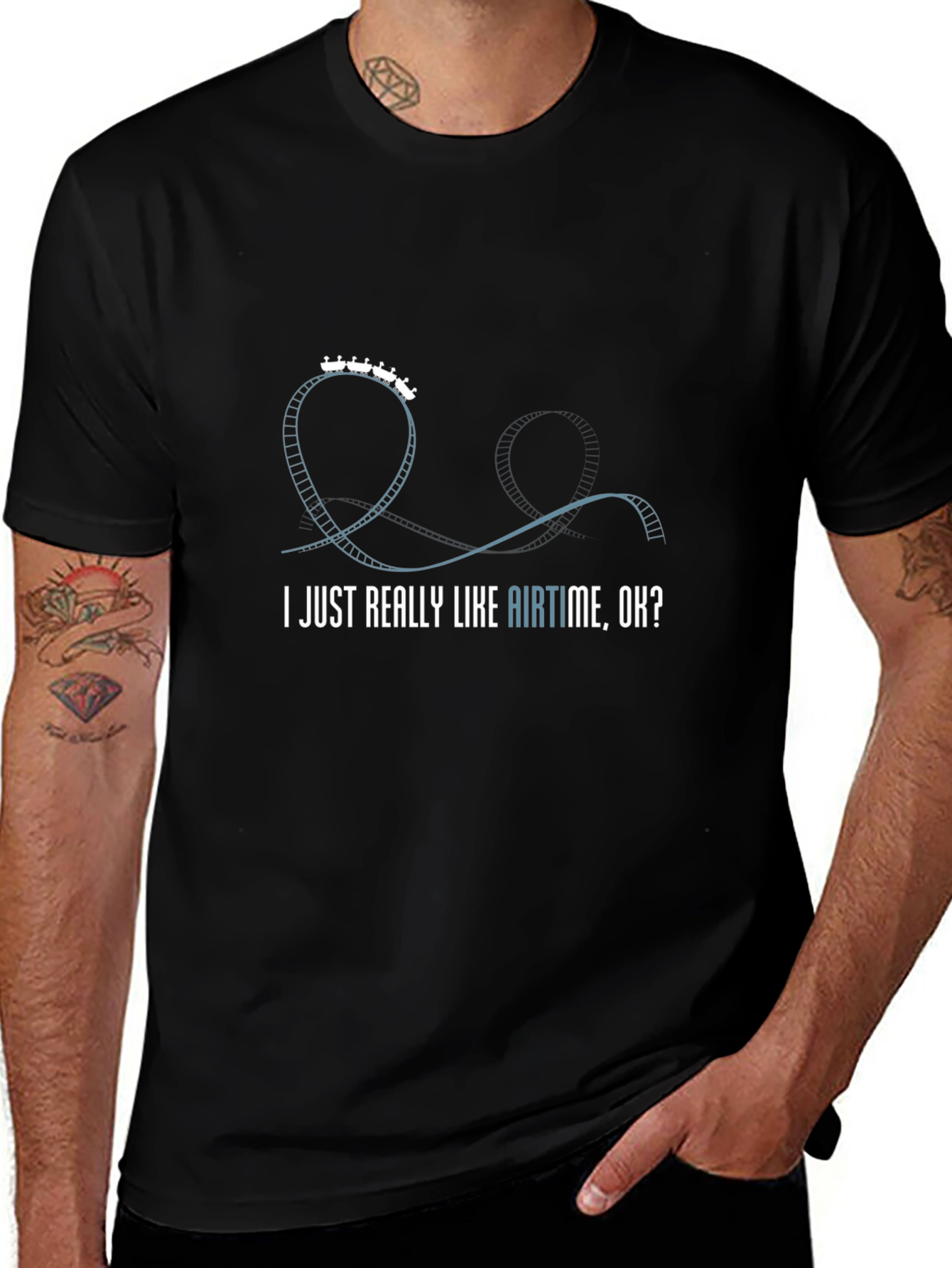 Airtime Rollercoaster T-Shirt - Thrill Ride Apparel