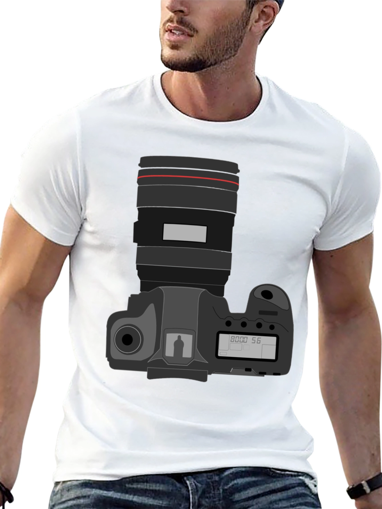 Camera Graphic Tee - Photographer Shirt