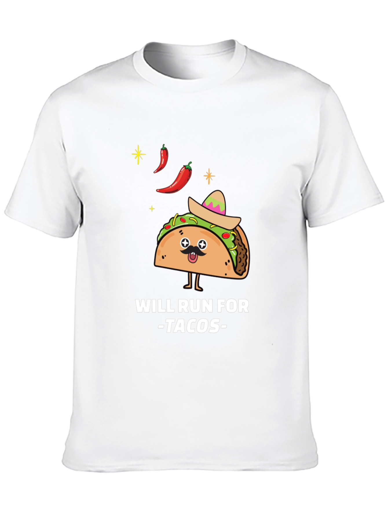Will Run For Tacos Graphic Tee