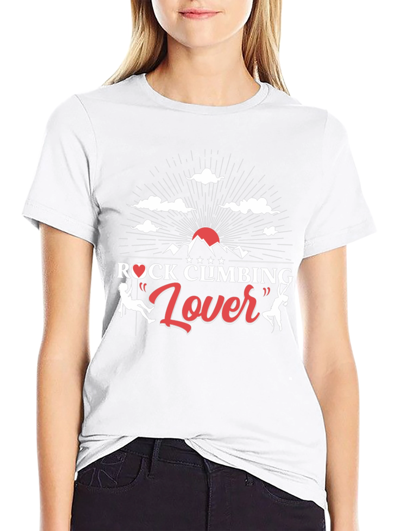 Rock Climbing Lover Black T-Shirt