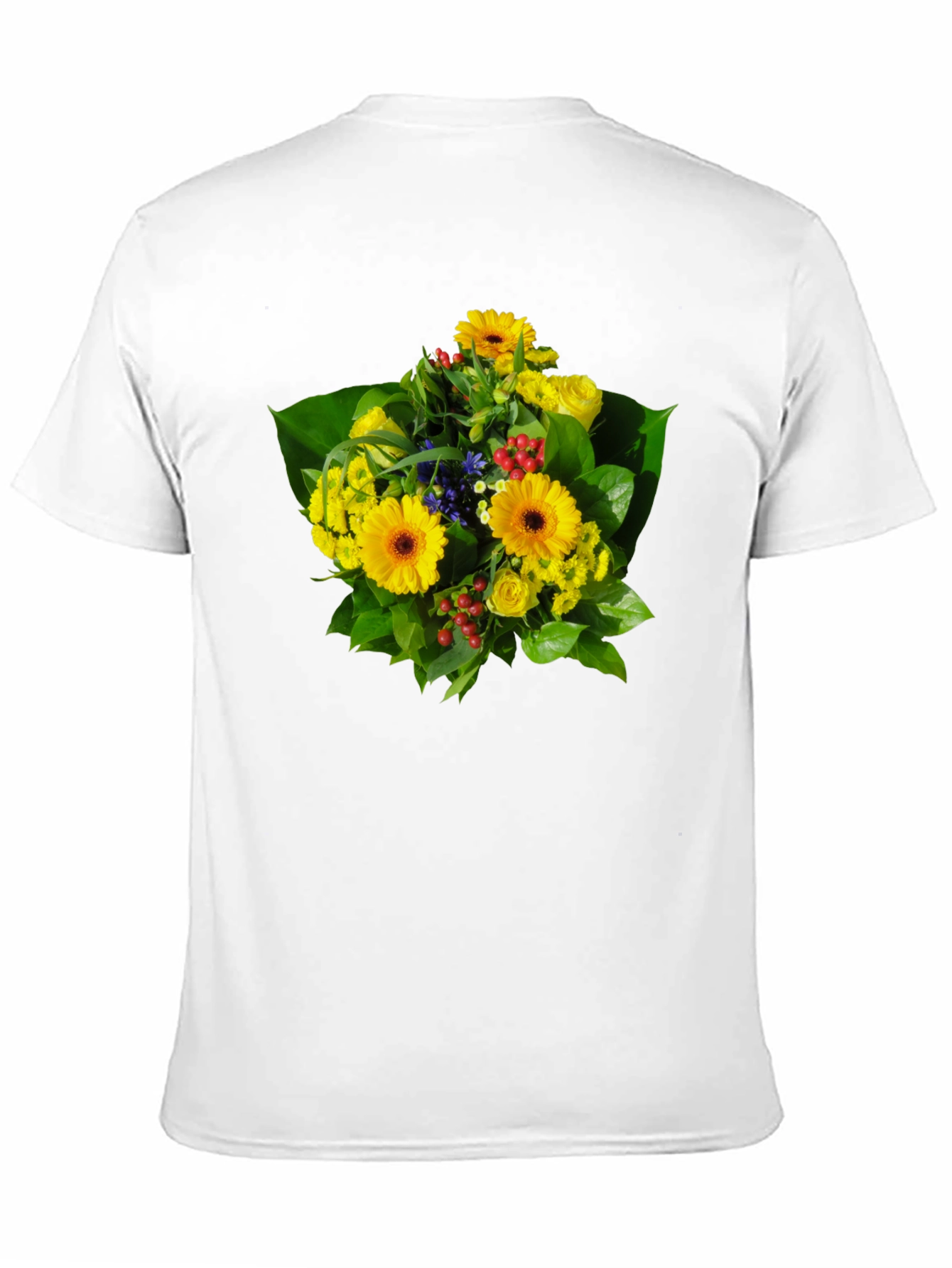 Floral Bouquet Graphic Tee - Vibrant & Stylish