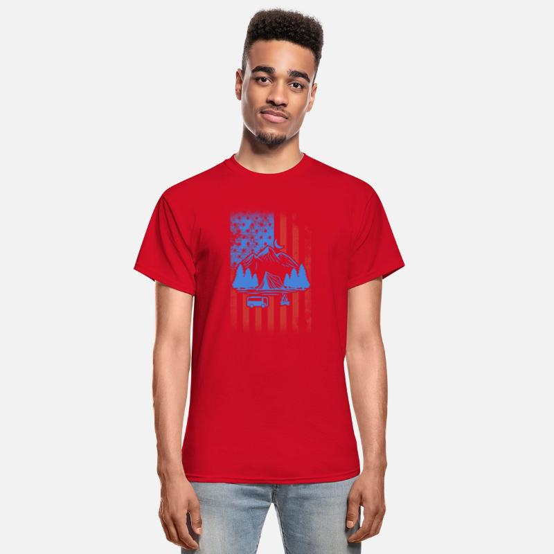 Camping USA Flag