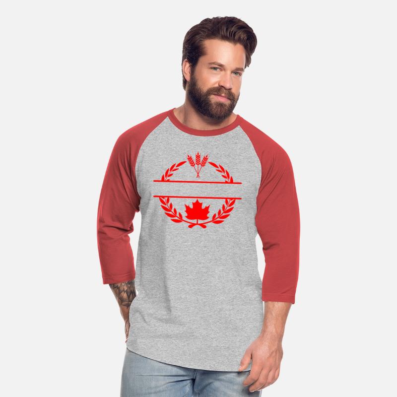Canada maple leaf grain laurel wreath