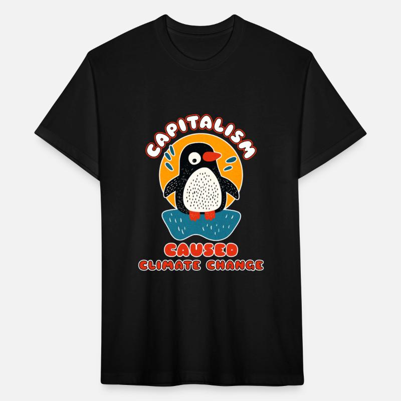 Capitalism Caused Climate Change Cute Penguin