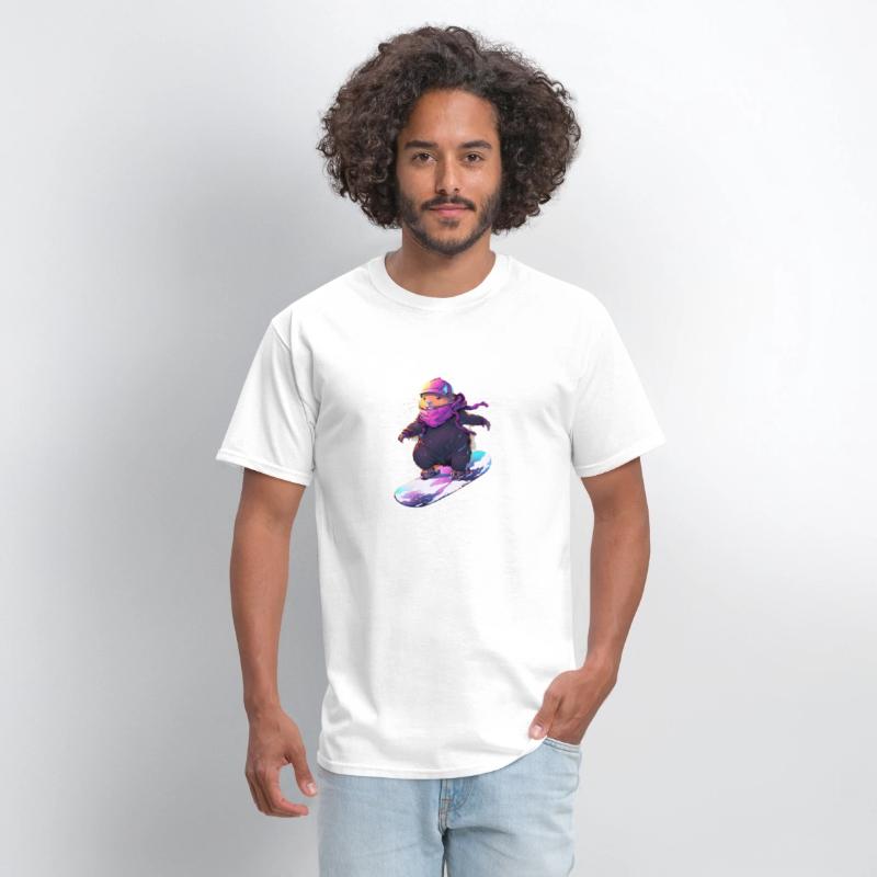 Capybara Snowboard Rider Snowboarder Snowboarding