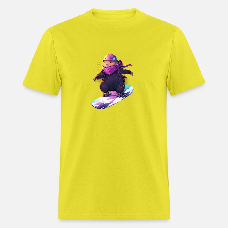 Capybara Snowboard Rider Snowboarder Snowboarding