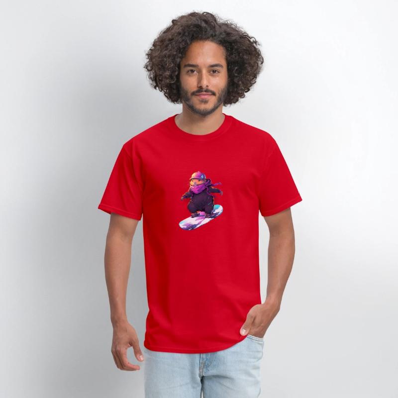 Capybara Snowboard Rider Snowboarder Snowboarding