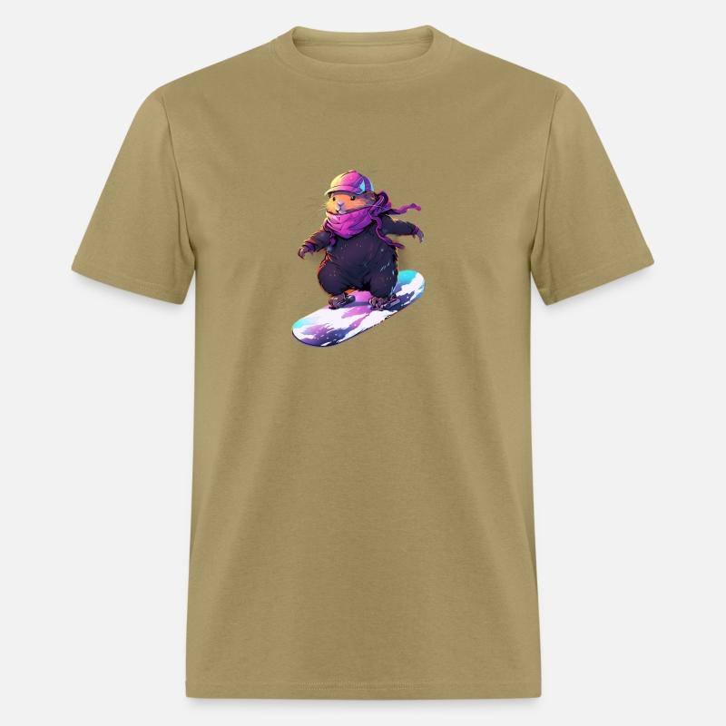 Capybara Snowboard Rider Snowboarder Snowboarding