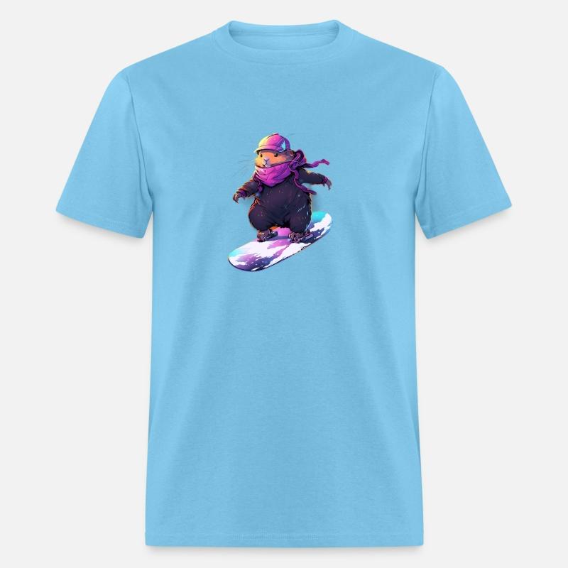 Capybara Snowboard Rider Snowboarder Snowboarding