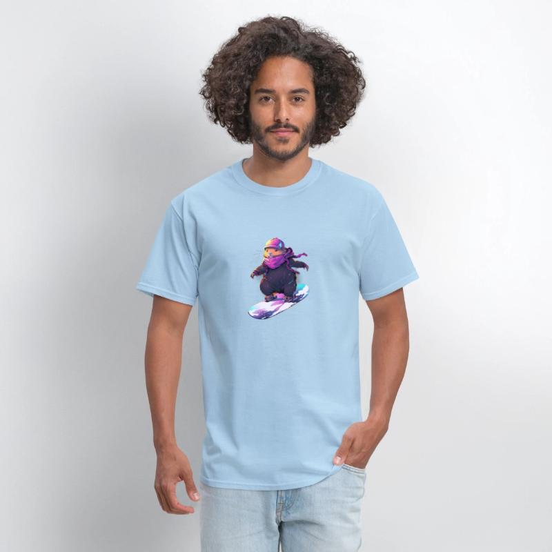 Capybara Snowboard Rider Snowboarder Snowboarding