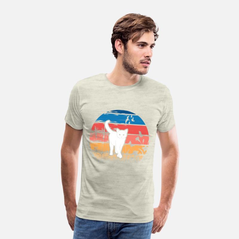 Cat in Nature Retro Design