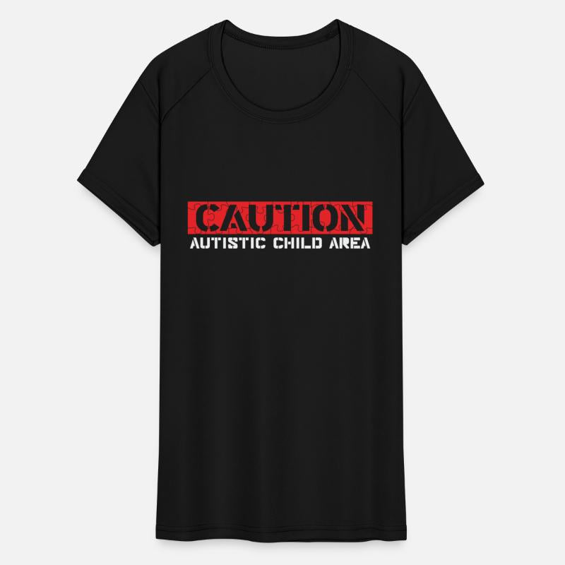 Caution Autistic Child Area