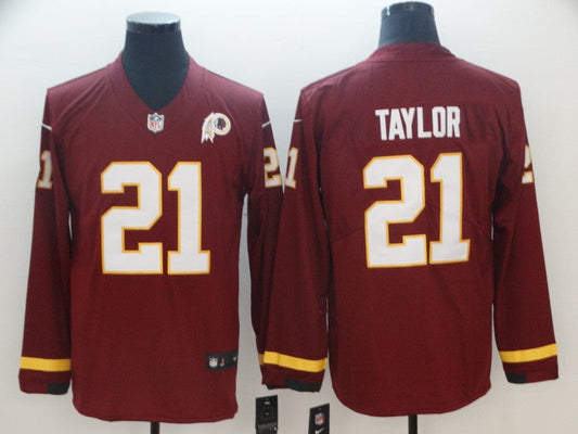 Men's Washington Commanders Sean Taylor #21 Red Authentic Game Jerseys