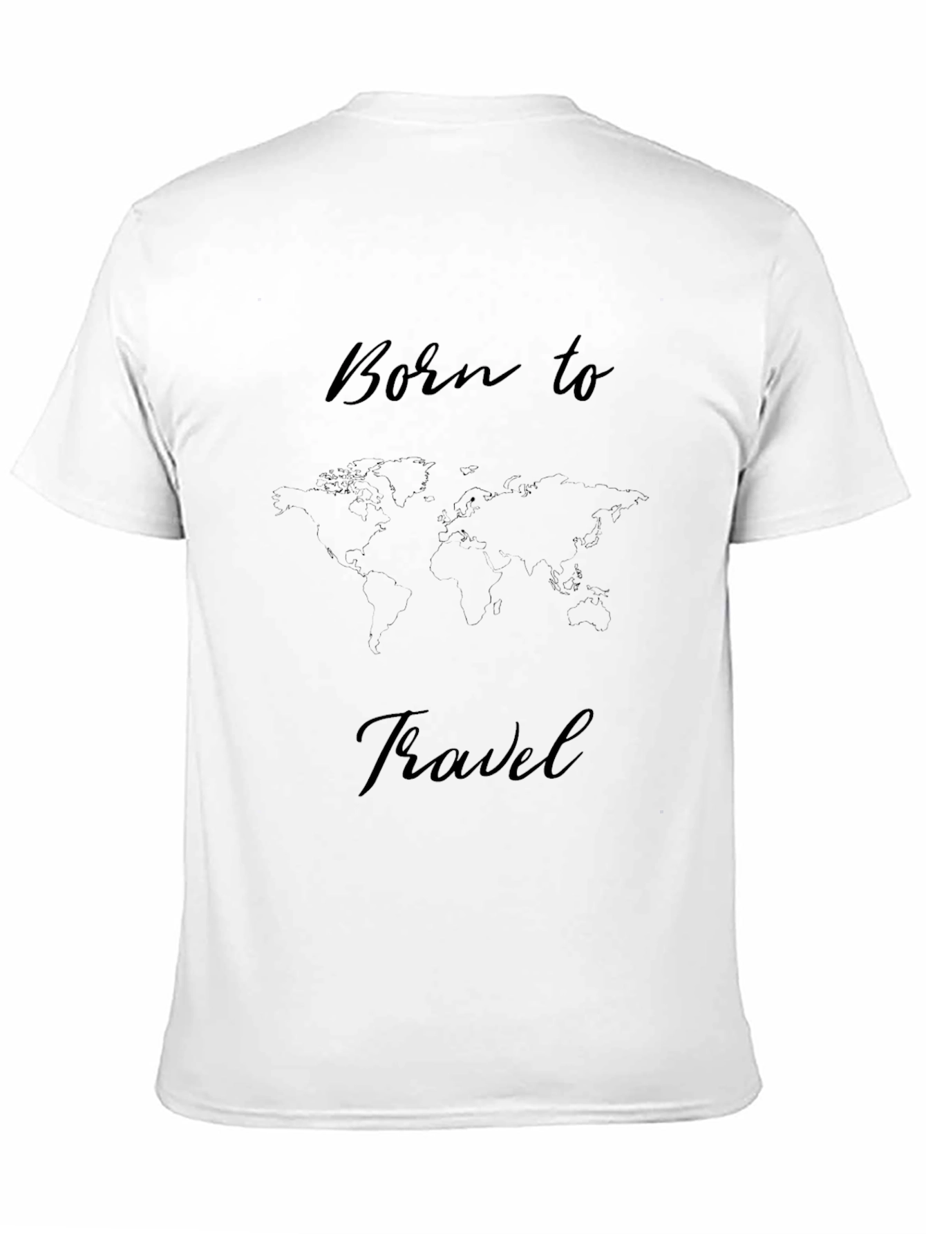 Born to Travel Black T-Shirt - Adventure Ready