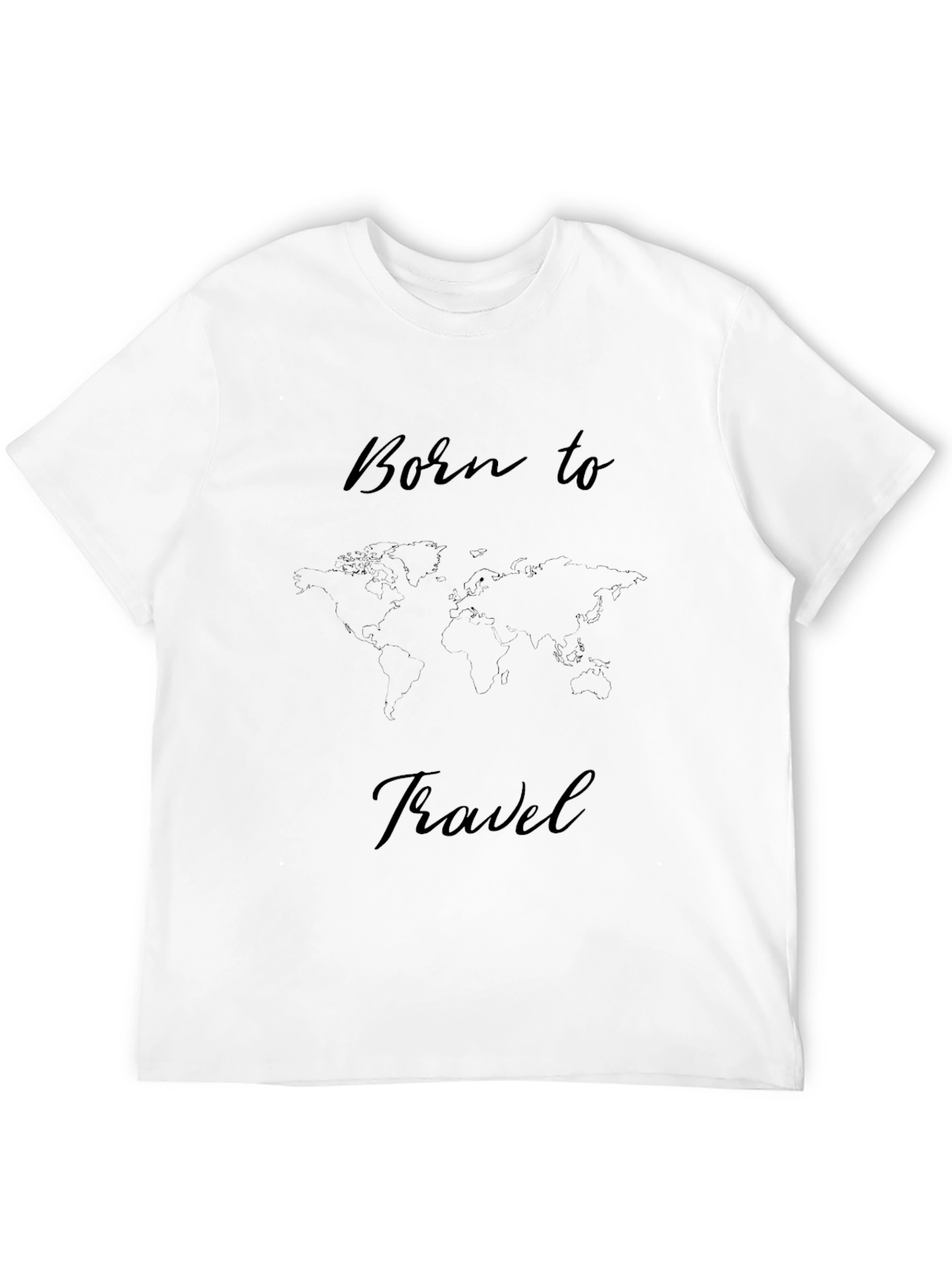 Born to Travel Black T-Shirt - Adventure Ready