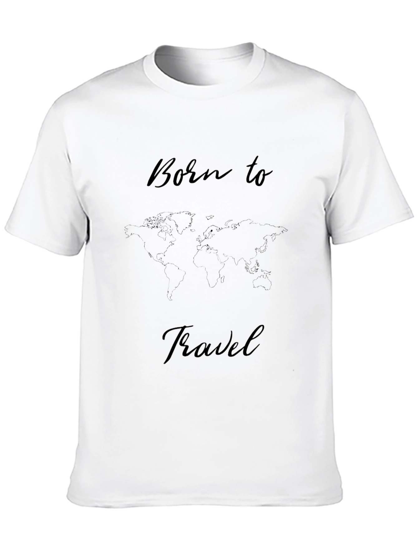 Born to Travel Black T-Shirt - Adventure Ready