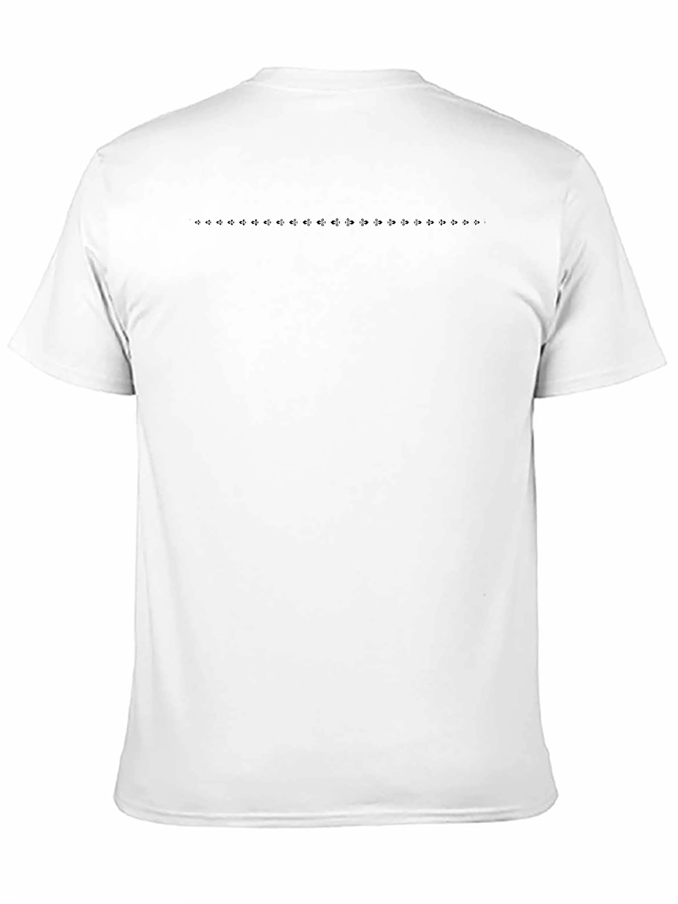 Mens Solid Black Crew Neck T-Shirt