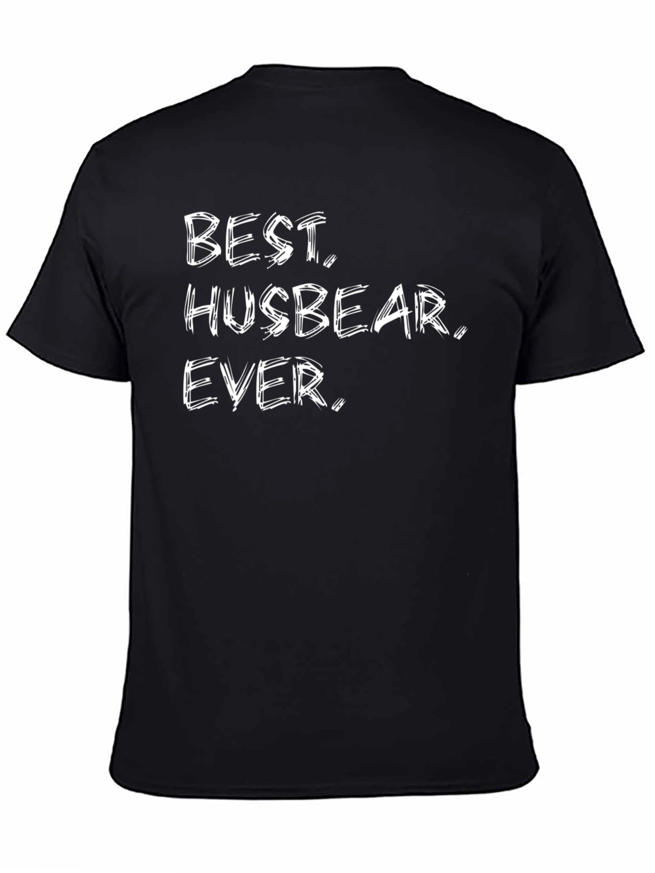Best Husbear Ever Black T-Shirt