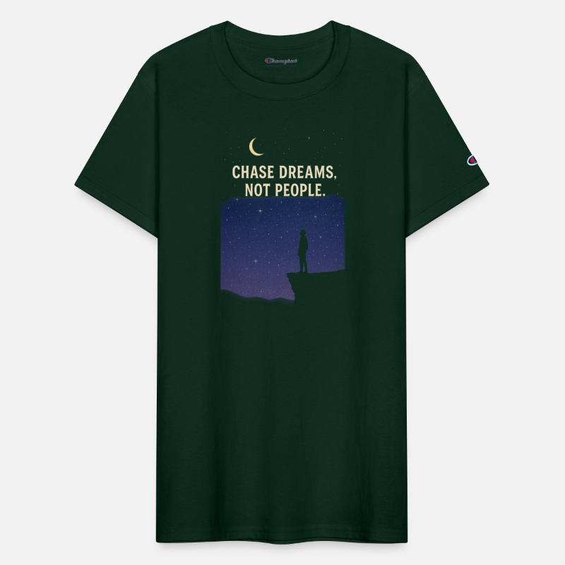 Chase Dreams Not People – Motivational Night Sky A