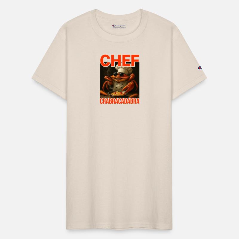 Chef Crabracadabra T-Shirt - Meme Magic Crab Chef