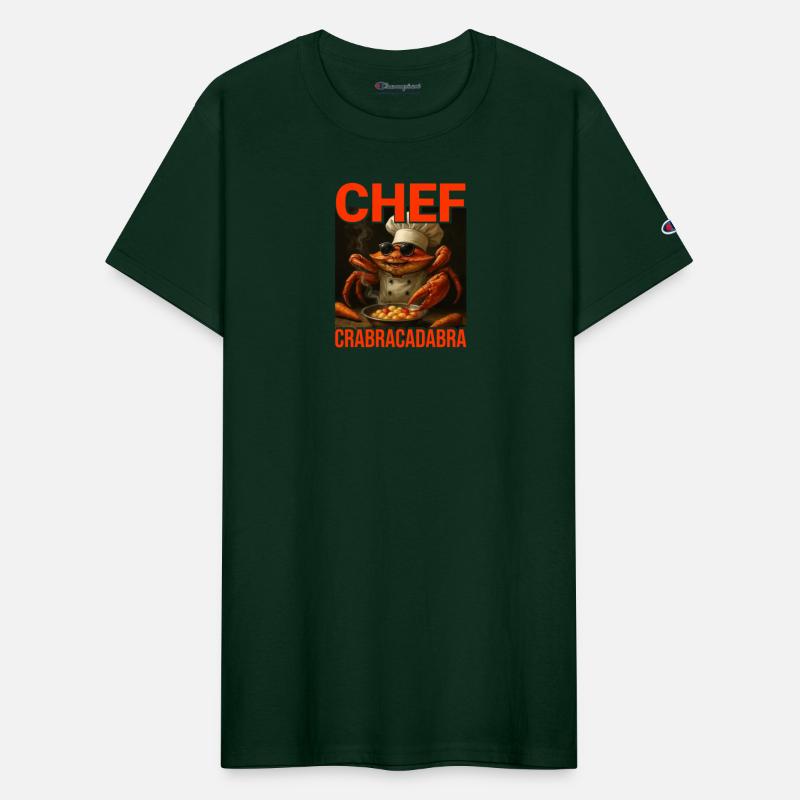 Chef Crabracadabra T-Shirt - Meme Magic Crab Chef