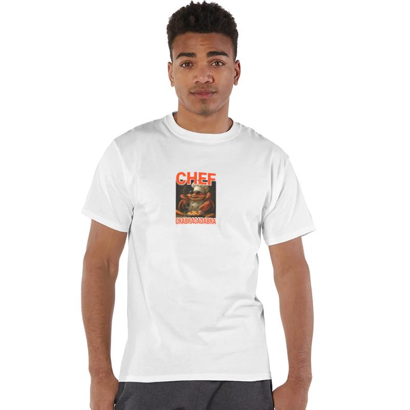 Chef Crabracadabra T-Shirt - Meme Magic Crab Chef