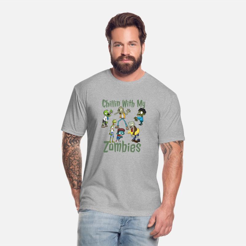 Chillin With My Zombies Shirt Halloween Zombies