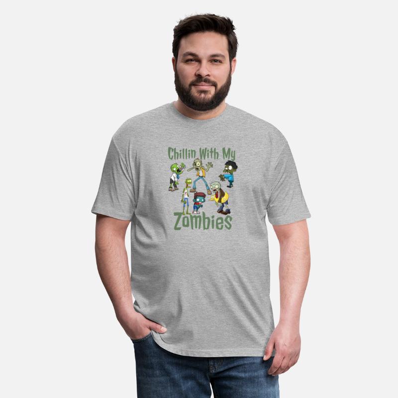 Chillin With My Zombies Shirt Halloween Zombies
