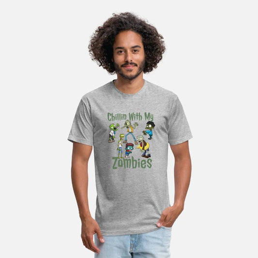 Chillin With My Zombies Shirt Halloween Zombies