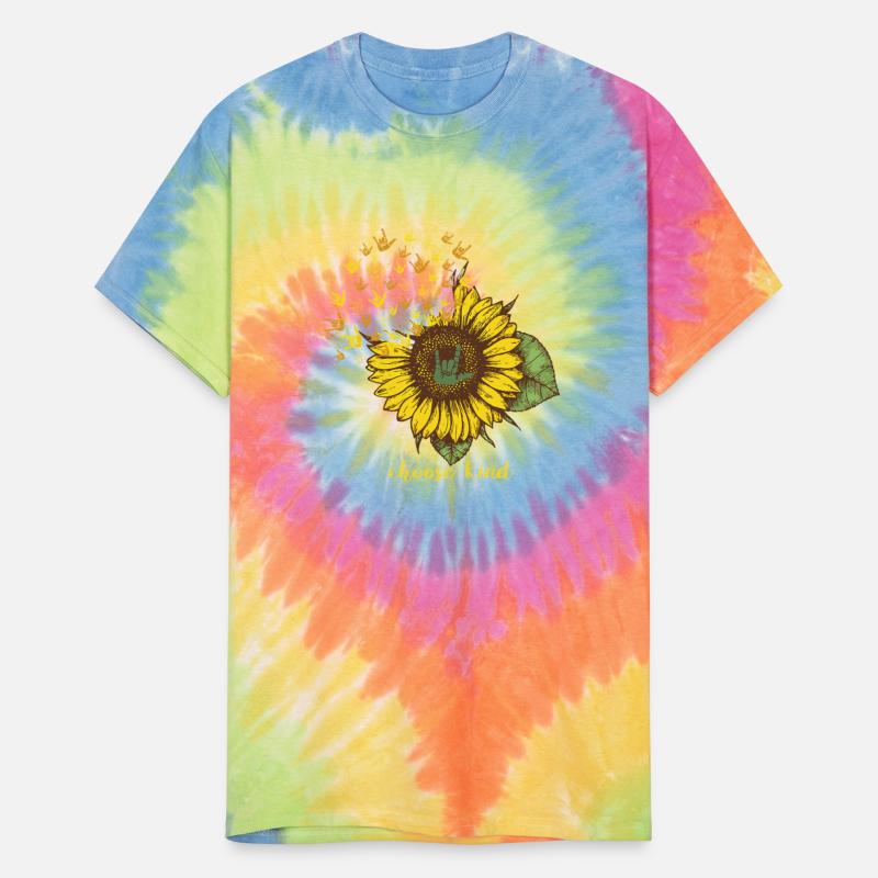 Choose Kind Sunflower Deaf ASL American Sign Langu