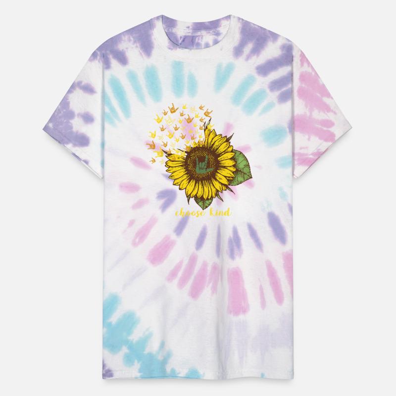 Choose Kind Sunflower Deaf ASL American Sign Langu