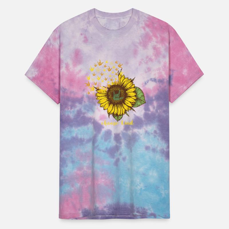 Choose Kind Sunflower Deaf ASL American Sign Langu