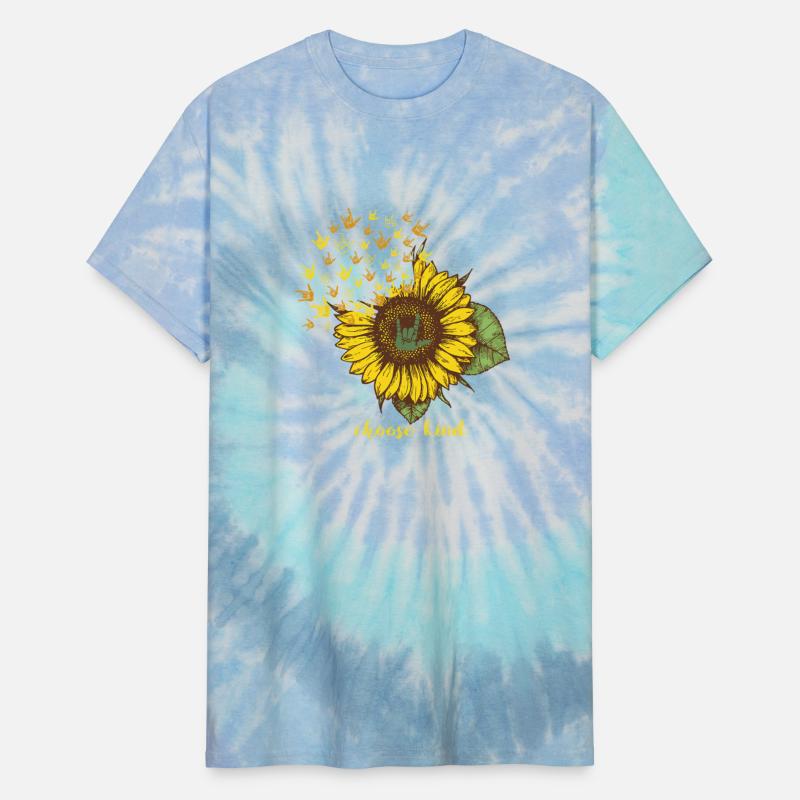 Choose Kind Sunflower Deaf ASL American Sign Langu
