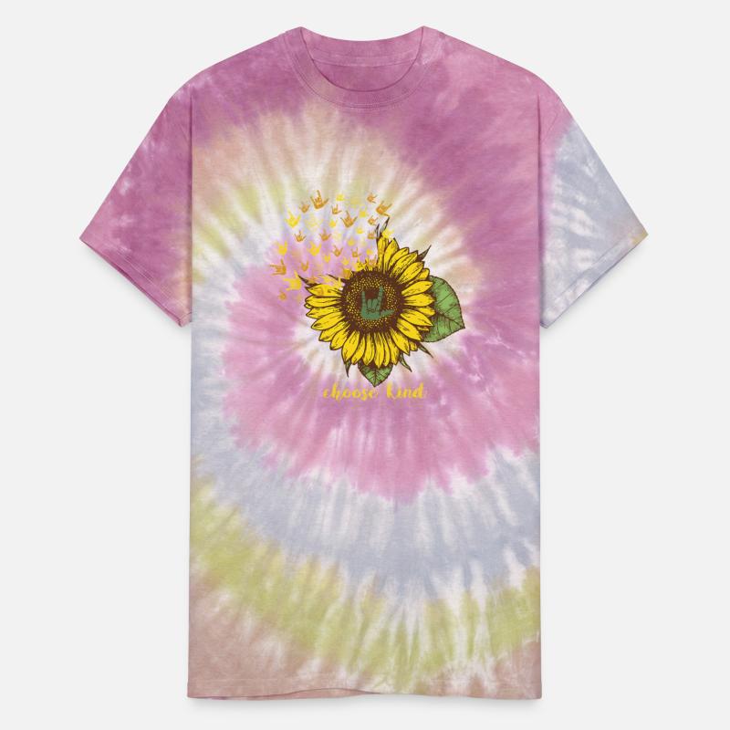 Choose Kind Sunflower Deaf ASL American Sign Langu