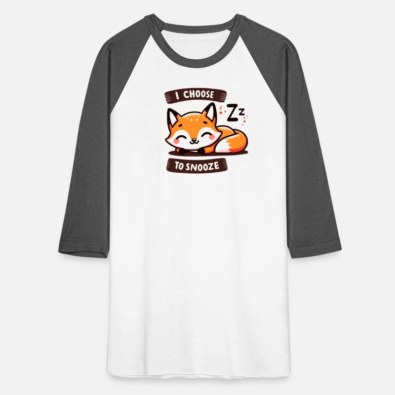 Choose To Snooze Cute Sleeping Fox