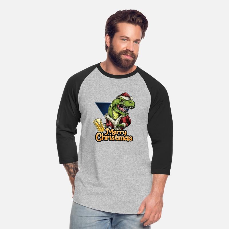 christmas santa claus T-rex dinosaur