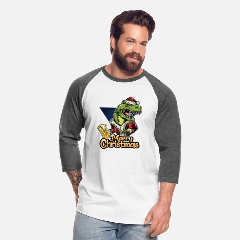 christmas santa claus T-rex dinosaur