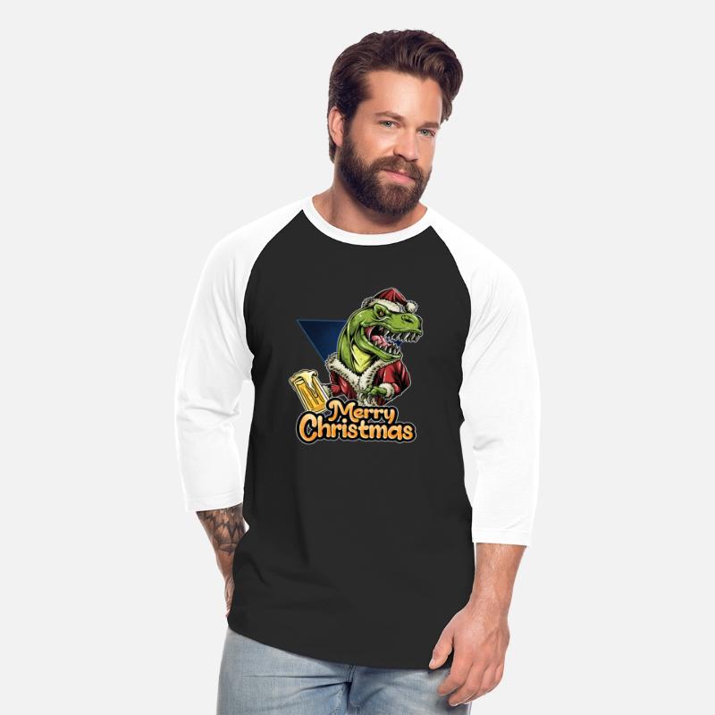 christmas santa claus T-rex dinosaur