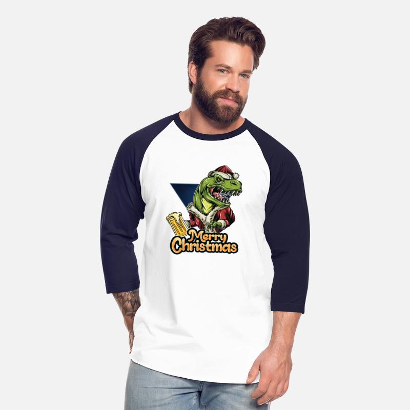 christmas santa claus T-rex dinosaur