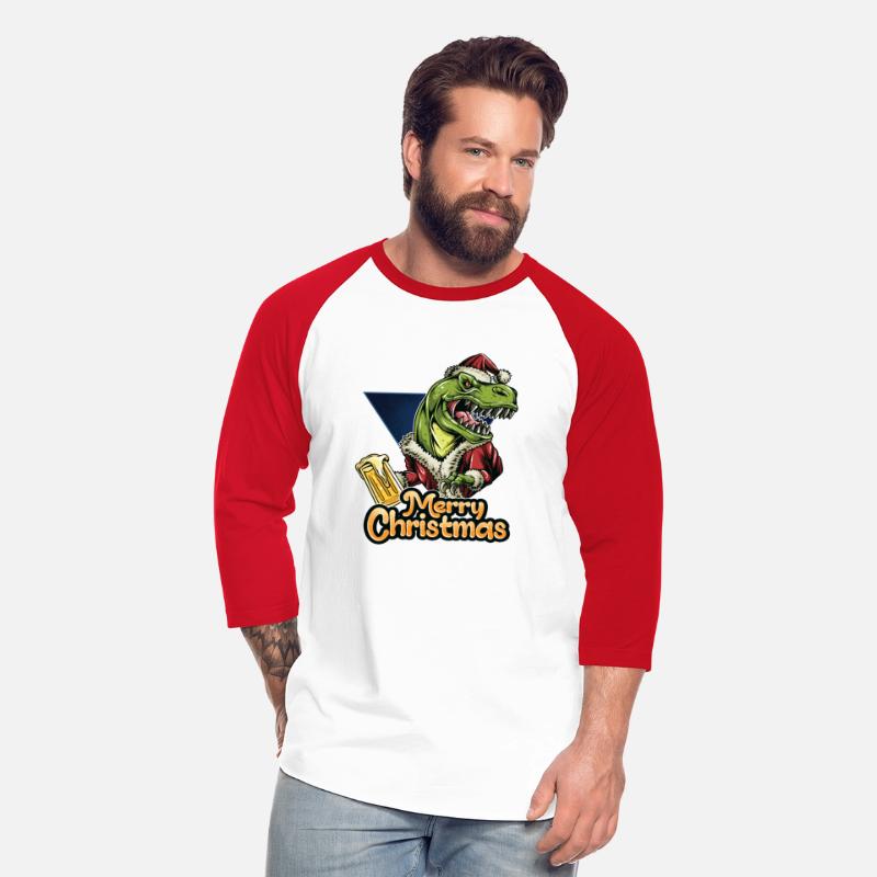 christmas santa claus T-rex dinosaur
