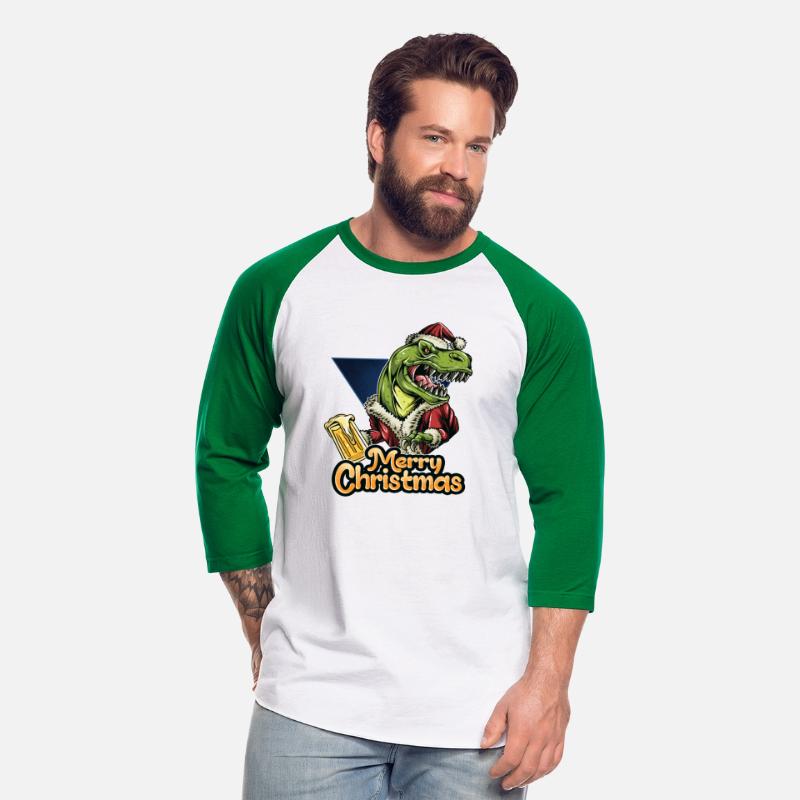 christmas santa claus T-rex dinosaur
