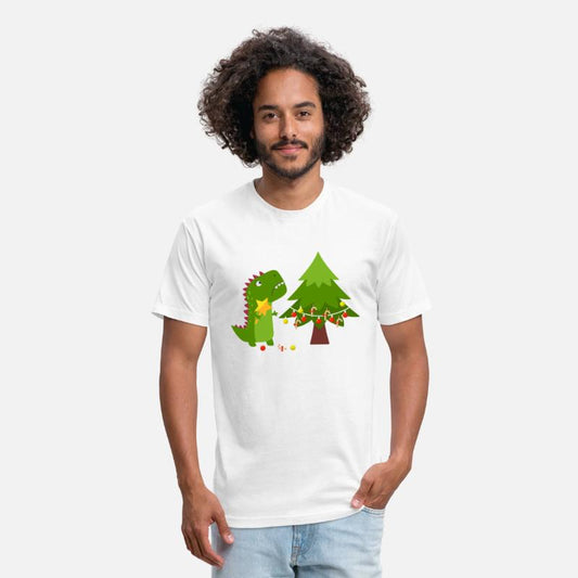 Christmas T-Rex Dinosaur can't open X-mas gifts