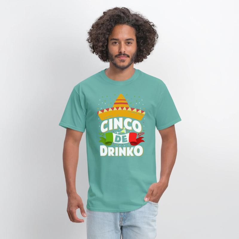 Cinco de Drinking Mexico Drink Party Fan