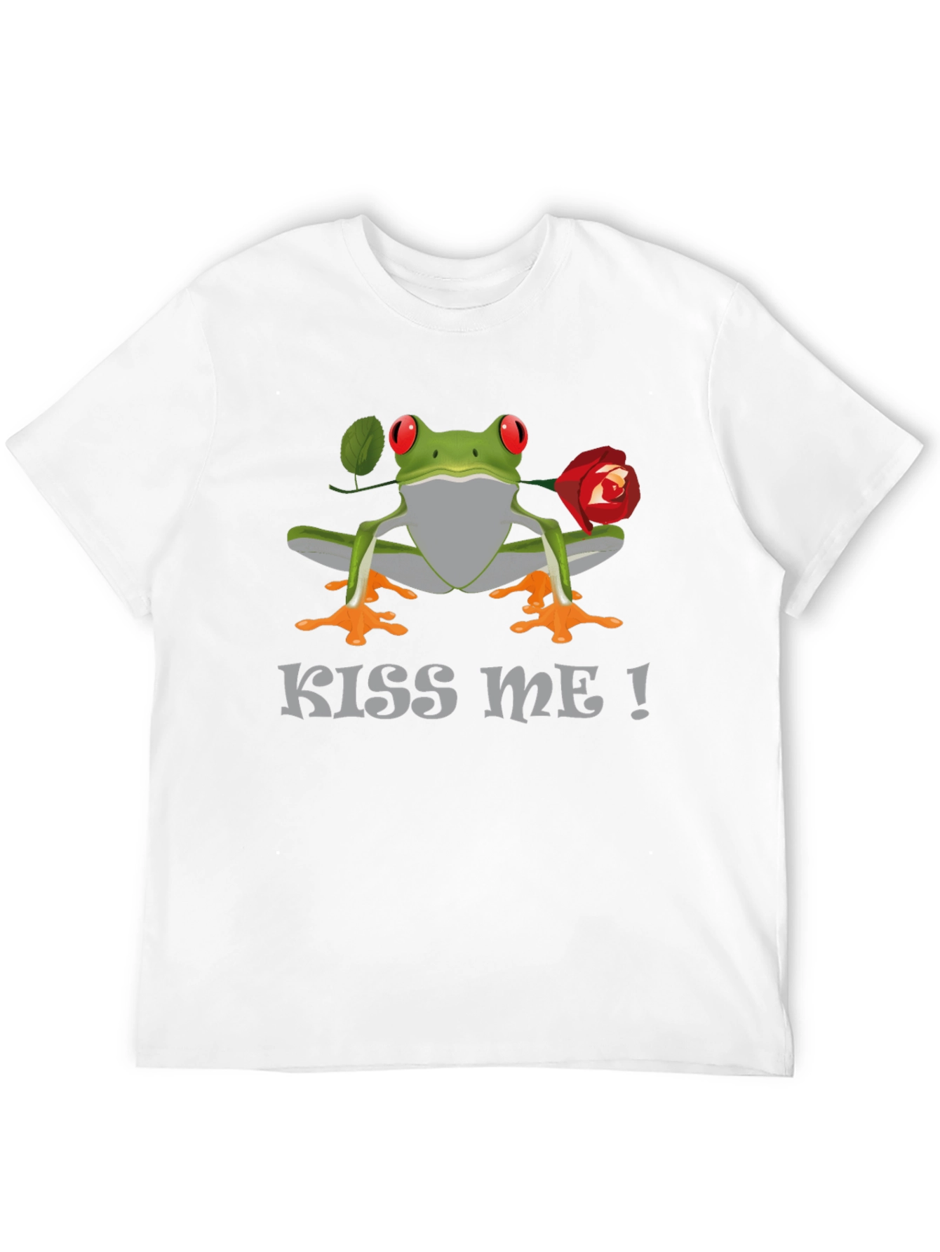 Kiss Me Frog T-Shirt - Funny Animal Tee