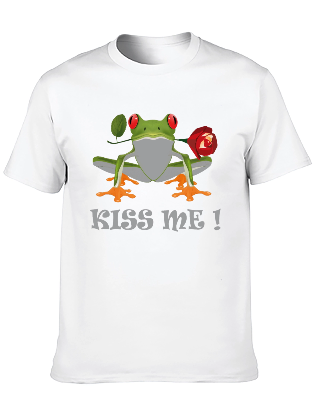 Kiss Me Frog T-Shirt - Funny Animal Tee